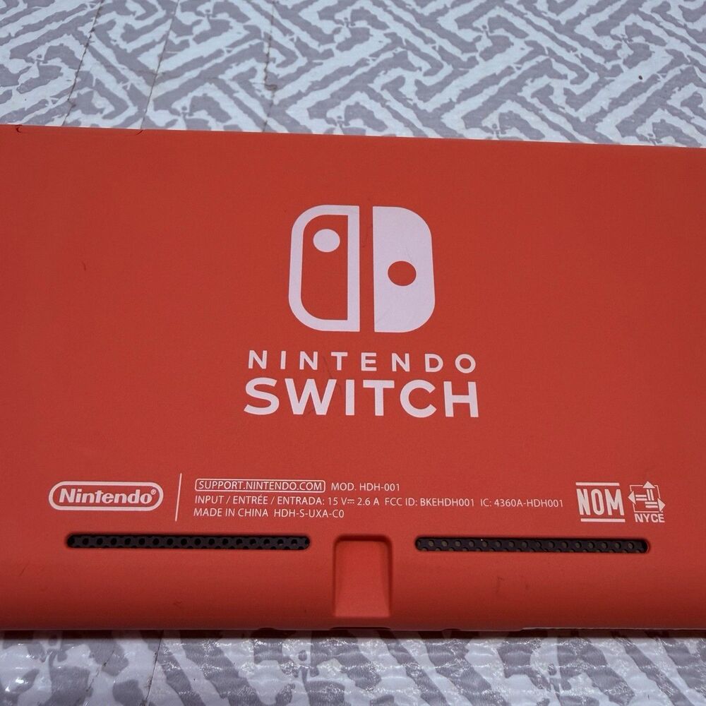 Nintendo Switch Lite Coral Pink 32GB Tested Working No Charger Read Description - Picture 8 of 14
